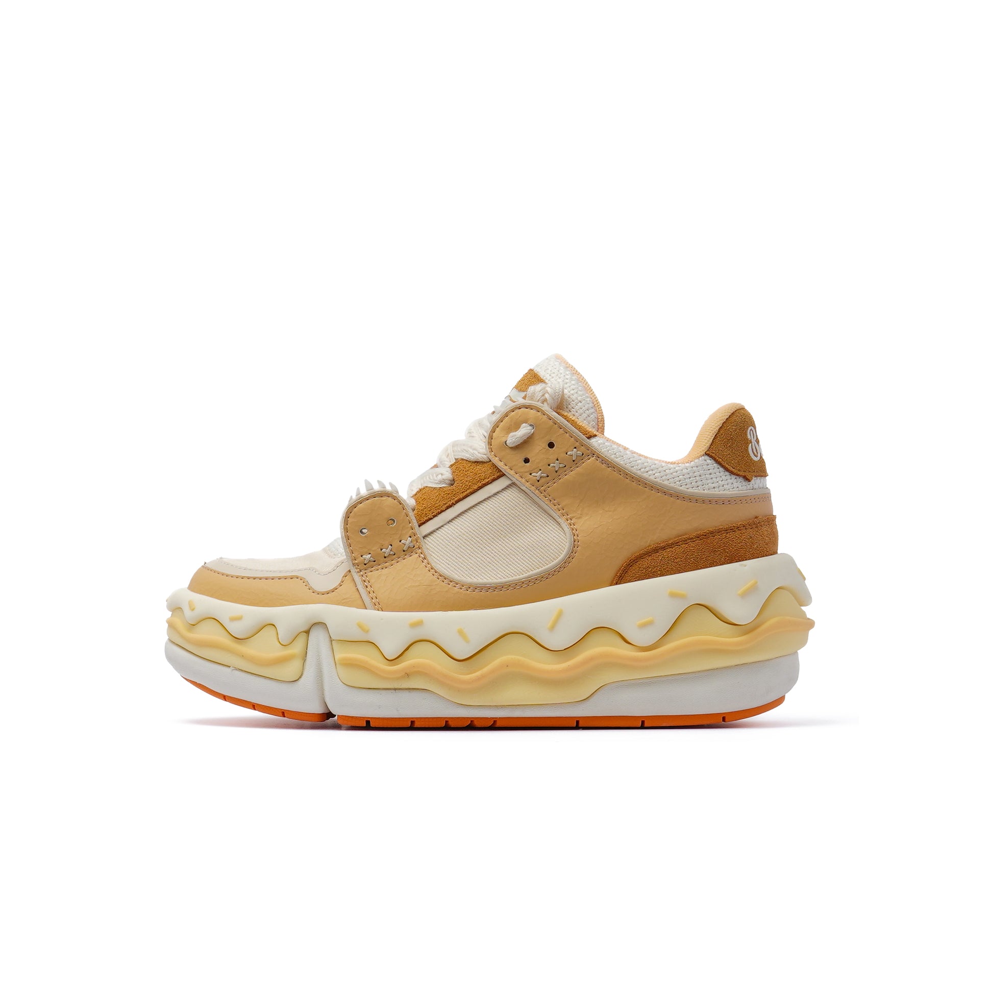 Cream cake shoes