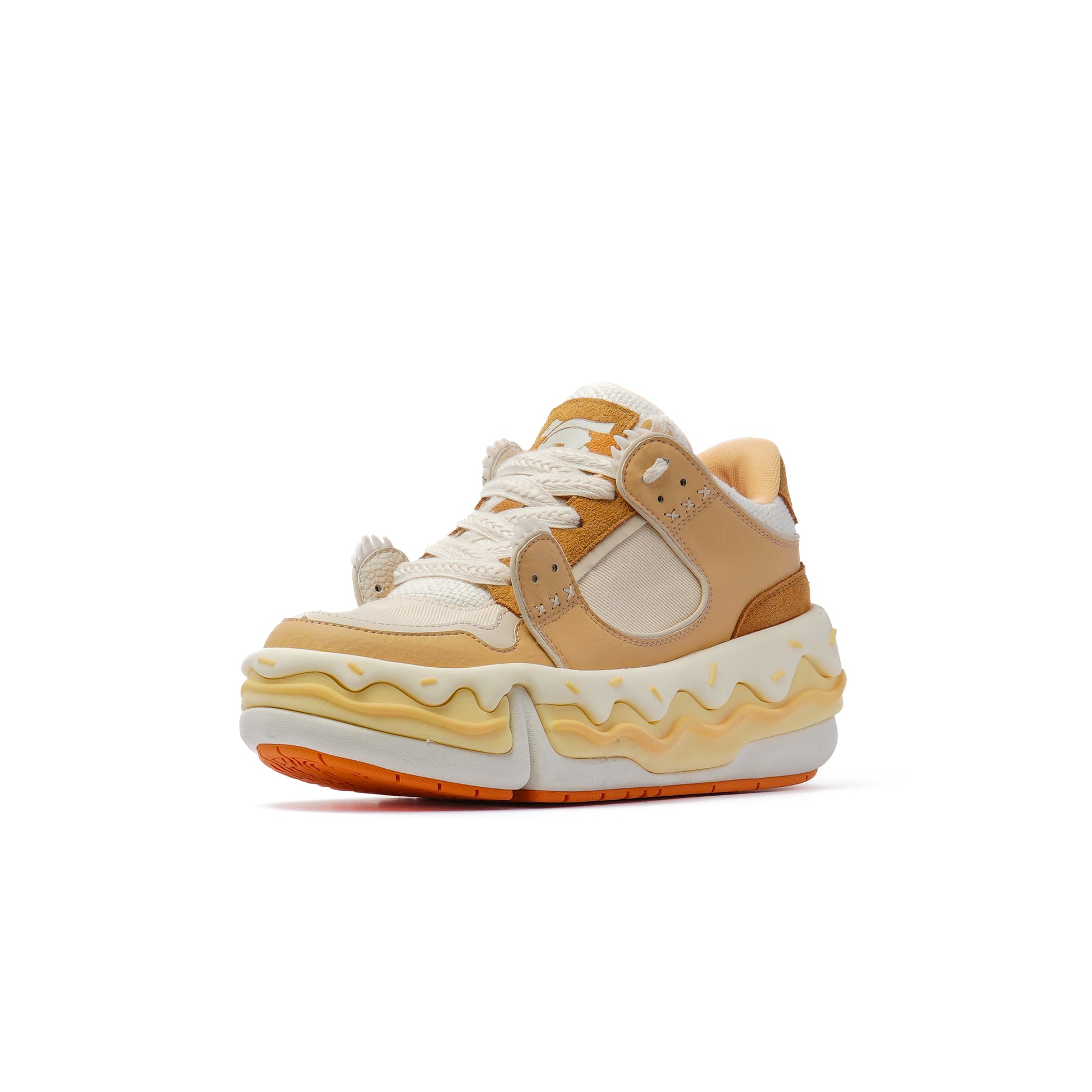 Cream cake shoes